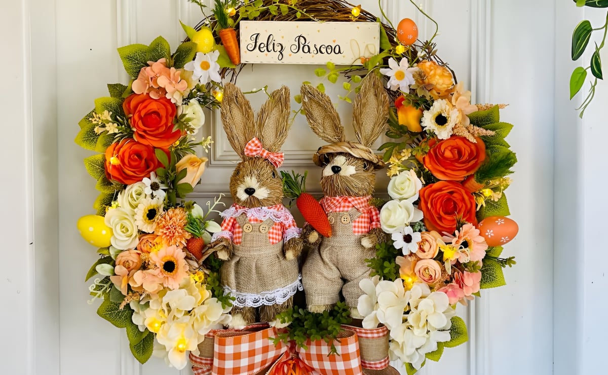 60 ide karangan bunga Paskah yang akan membuat rumah Anda lebih manis
