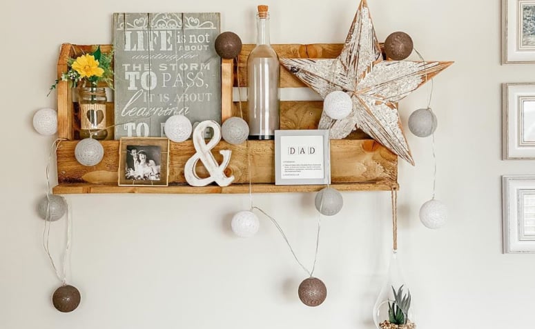 50 pallet shelf ideas for a creative and economical decoration