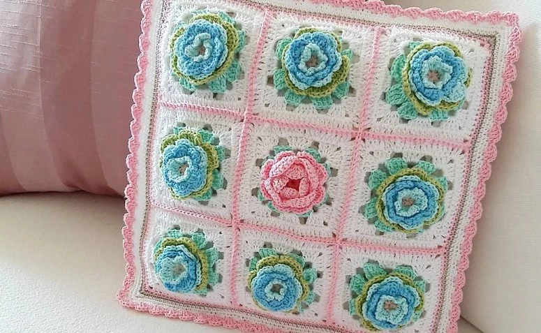 Crochet Rose: 75 pictures and tutorials that will enchant with much delicacy