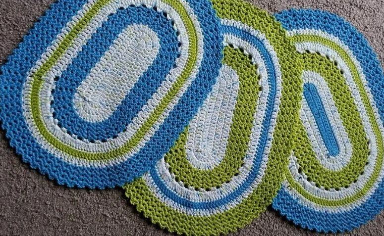 Овален плетен килим на една кука: 70 идеи и уроци за изработка у дома