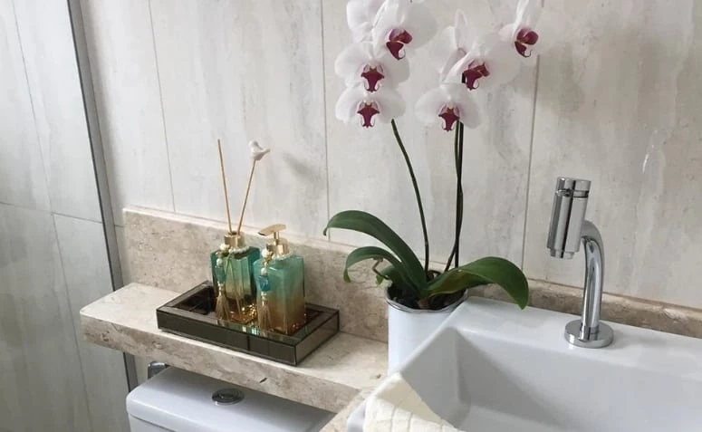 70 bathroom tray models that will organize and decorate