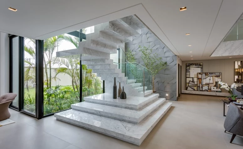 60 moderna trappor som är ett konstverk
