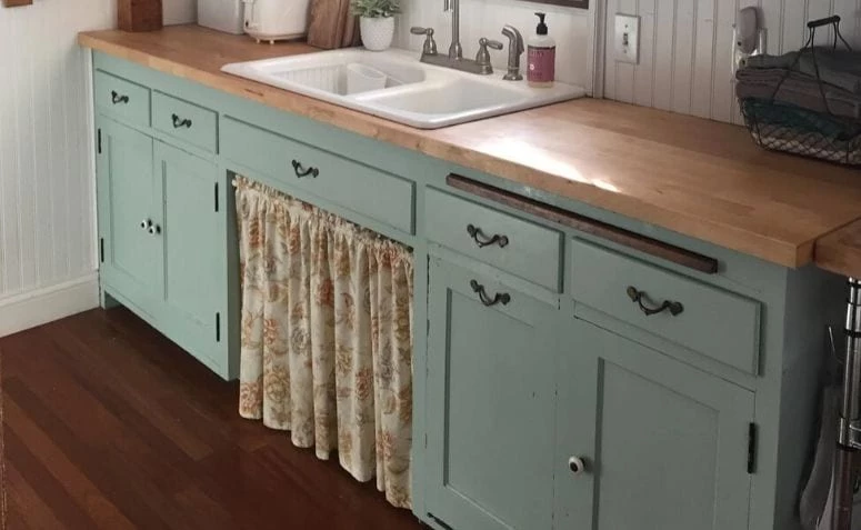 Sink Curtain: 40 Charming Ideas to Decorate Your Kitchen