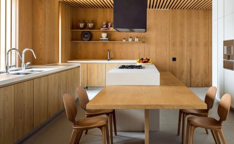 60 дерев'яних дизайнів кухонь для планування чарівного середовища