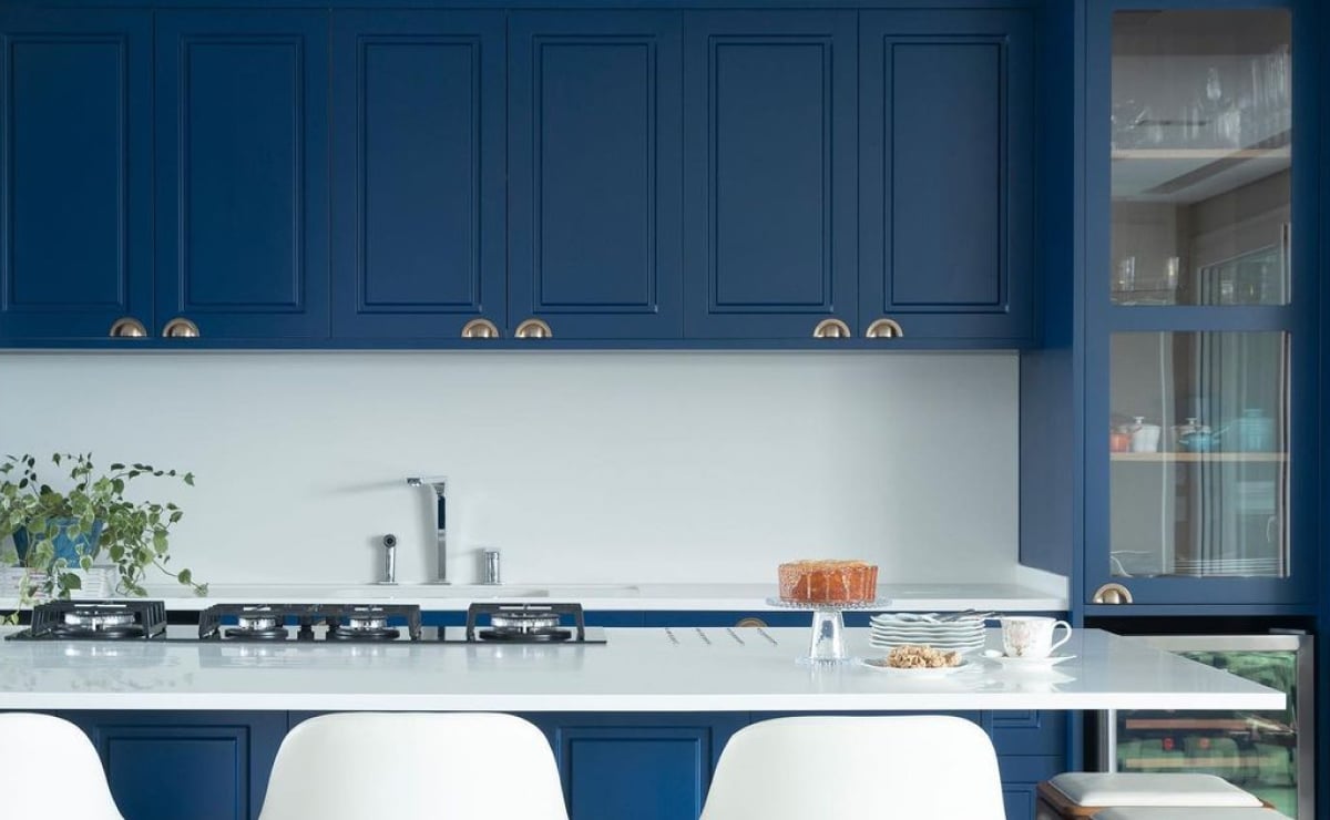 30 แบบห้องครัว เอาใจคนชอบสีฟ้า