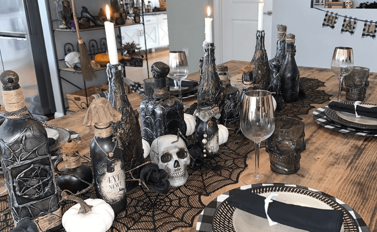 70 nápadů na halloweenský stůl pro strašidelnou výzdobu