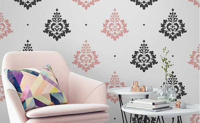 45 wall stencil ideas to make your home more beautiful