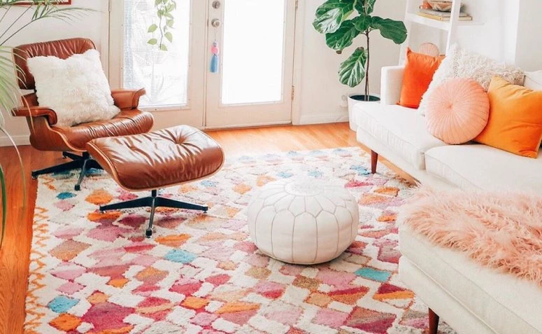 Colorful rug: 50 models that will make your home more cheerful