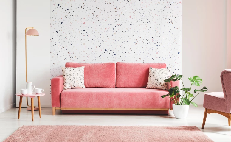 Rózsaszín kanapé: 60 inspiráció, amely bizonyítja a bútor sokoldalúságát