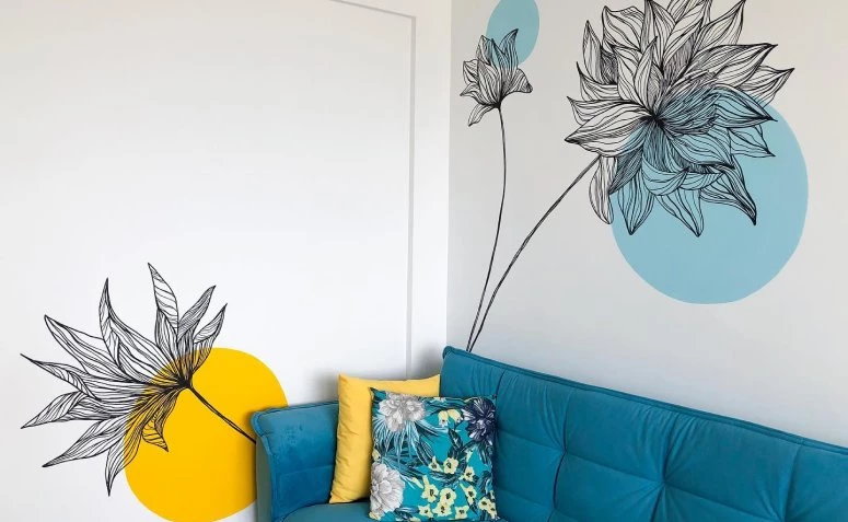 20 wall drawing ideas to introduce art into the environment