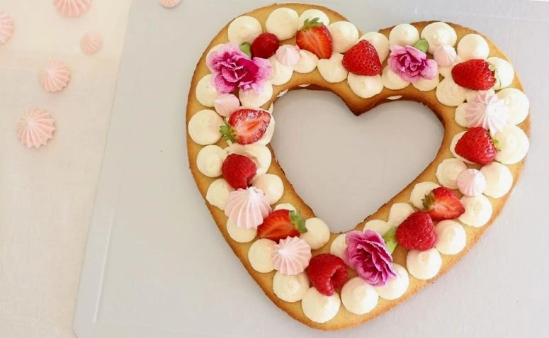 Srdcový dort: 55 nápadů a návodů na oslavu s láskou