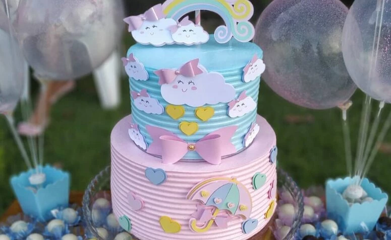 Love rain cake: 90 inspirasyon para sa isang party na puno ng mga treat