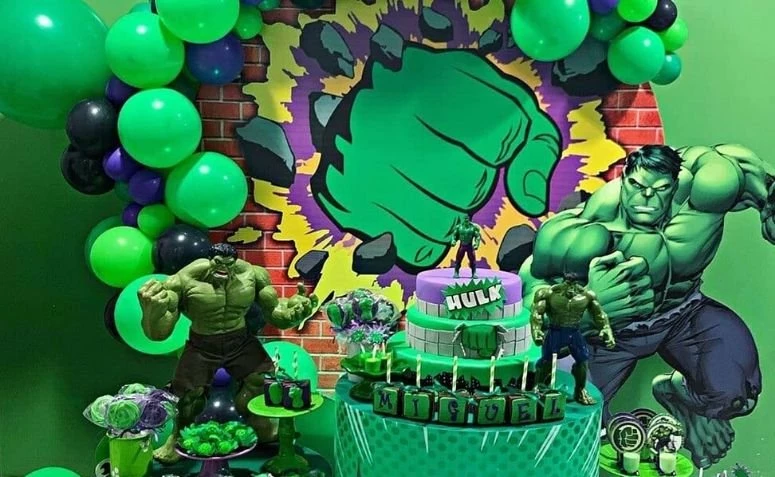 Hulk տորթ. 75 մոդելներ հզոր սուպերհերոսի ձևավորման համար