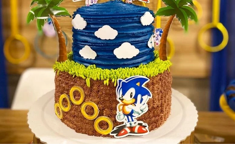 Torta Sonic: 70 opsione të denjë për festë për lojtarë