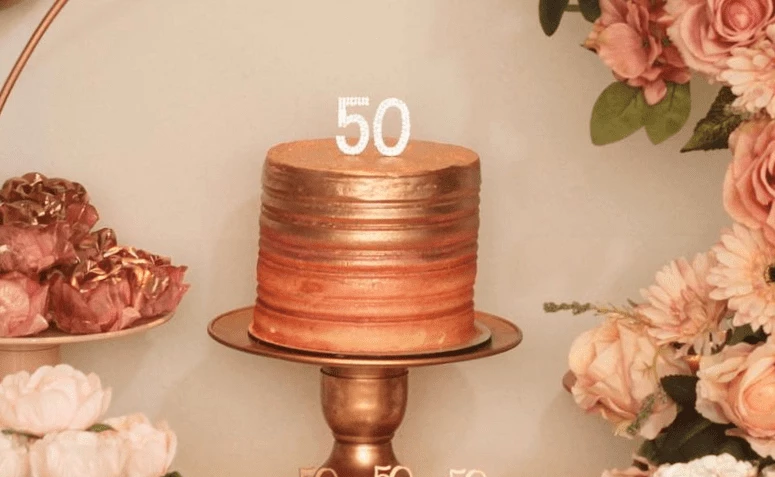 80 ideas de tartas de 50 cumpleaños para celebrar medio siglo de vida