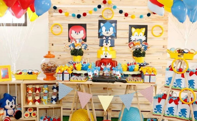 Sonic party: o ourizo máis querido en 50 ideas sorprendentes