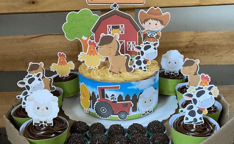 Cake fazendinha: 70 ideas para endulzar su fiesta en la granja