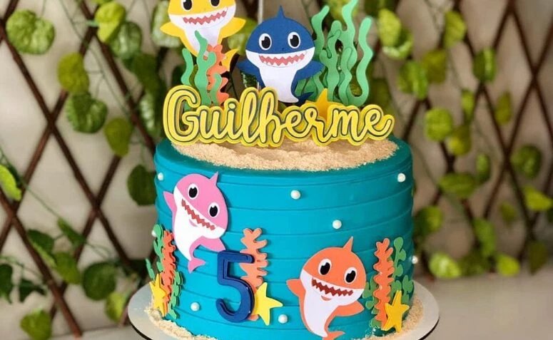 Baby Shark Cake: 100 pomysłów i tutoriali na śpiewanie i tańczenie na urodzinach