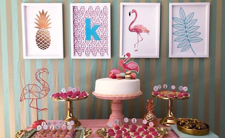 Flamingo party: 90 fotografií a návodov na úžasnú oslavu