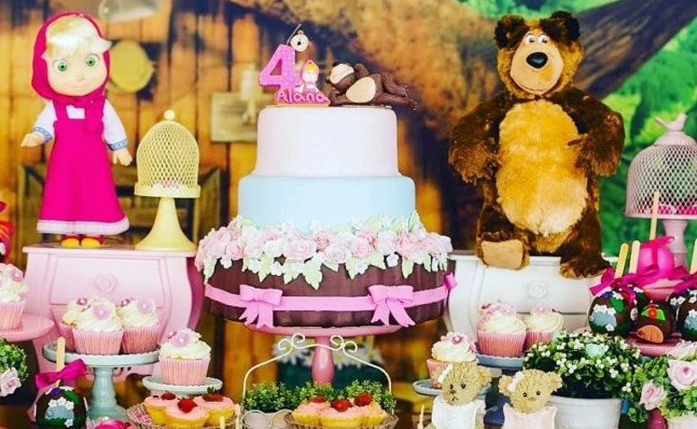 Maša in zabava z medvedom: 70 idej in navodil za navdih za vaš dekor