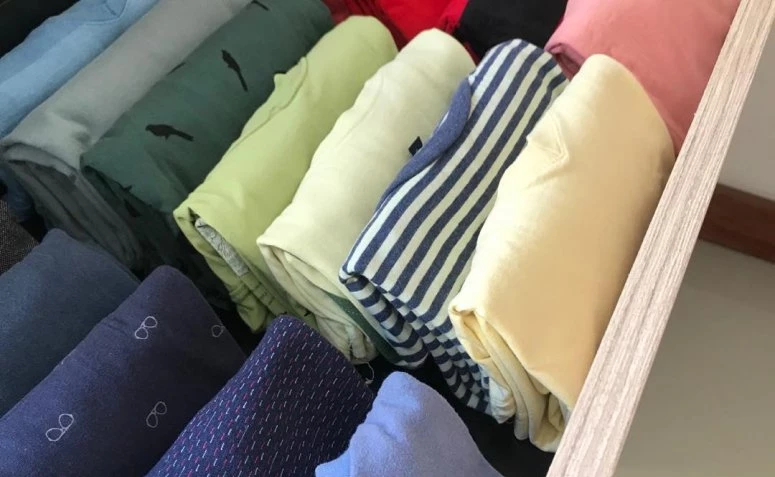 7 tutorials to learn how to fold t-shirts for easy organization