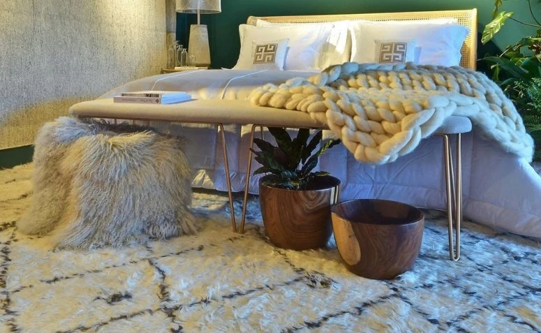 Miegamojo kilimas: 85 gražūs dizainai, suteikiantys daugiau komforto