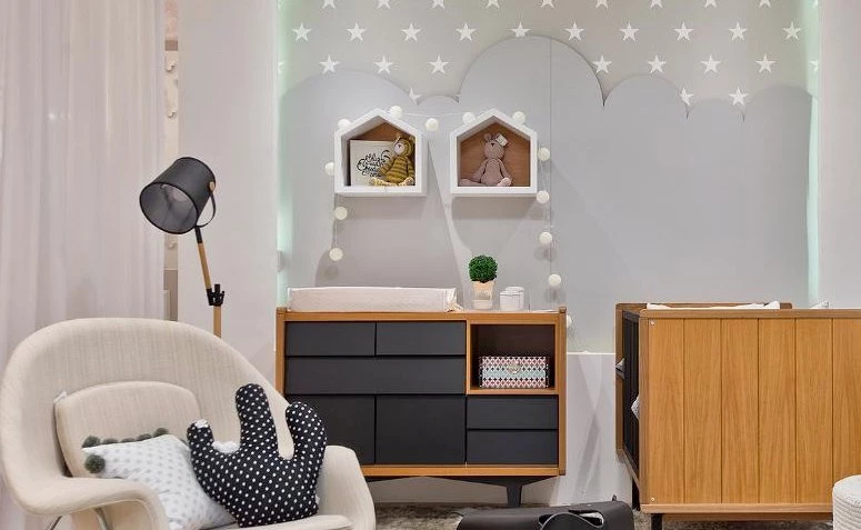 Relung untuk kamar bayi: pesona dan gaya dalam dekorasi