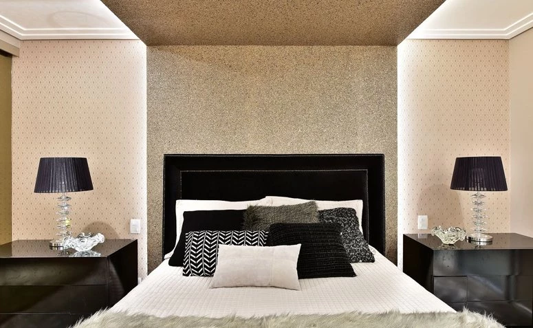 Wallpaper untuk kamar tidur: keserbagunaan dan keindahan dalam 60 inspirasi