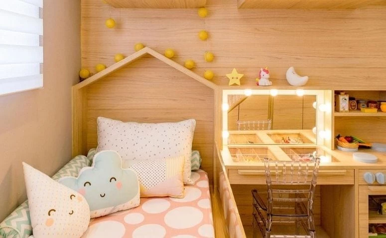 40 desain kepala tempat tidur anak yang menarik untuk mencerahkan kamar anak