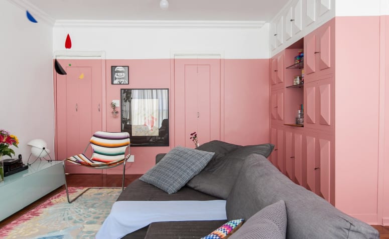 50 गुलाबी कमरे के डिजाइन जो आकर्षण और विनम्रता से ओत-प्रोत हैं
